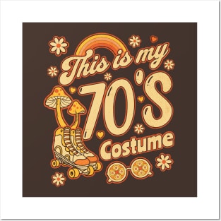 This is My 70's Costume Funny Seventies Costume Groovy Retro Posters and Art